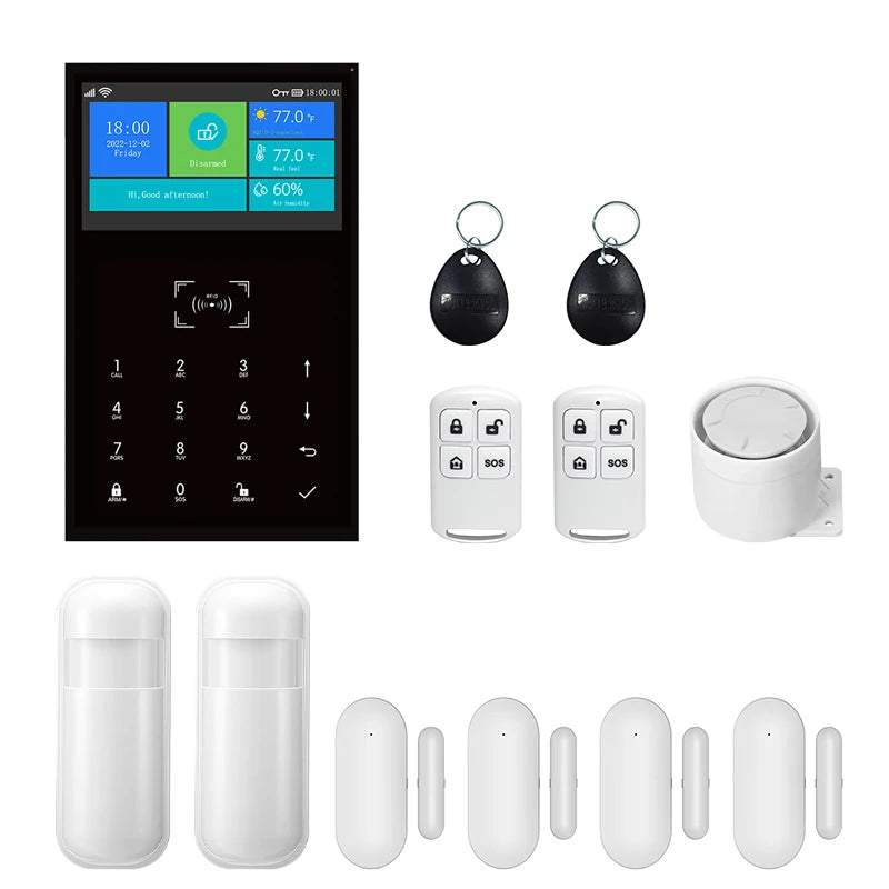 Kit système d'alarme intelligent connecté