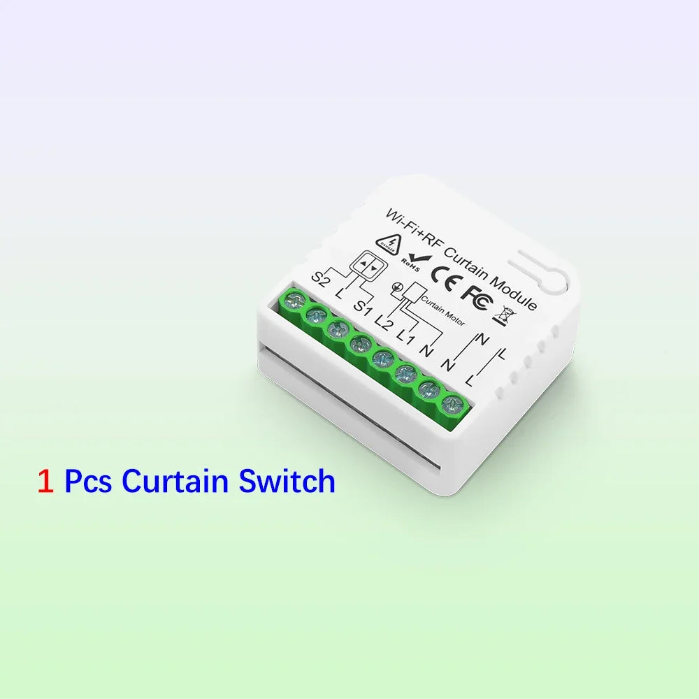 Interrupteur rideau Connecté