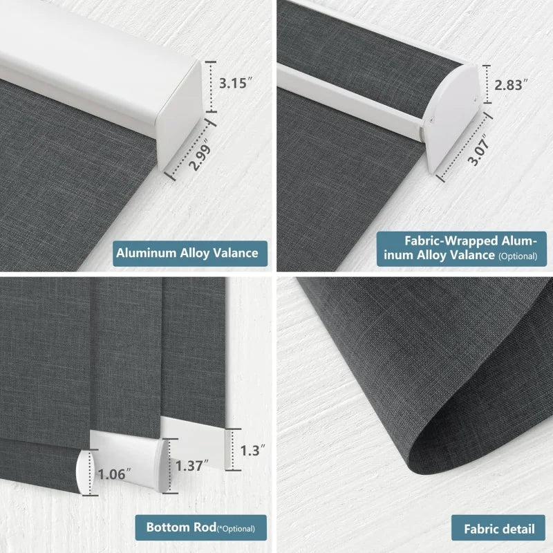 Stores occultants double couche jour/nuit