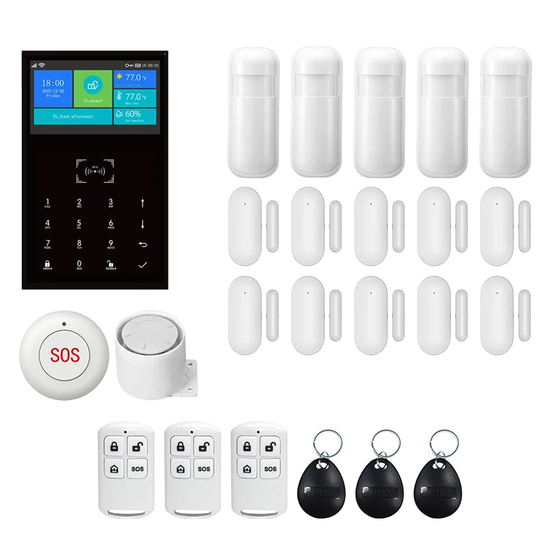 Kit système d'alarme intelligent connecté