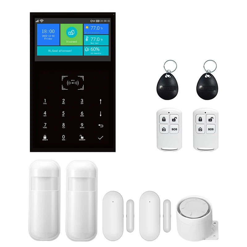 Kit système d'alarme intelligent connecté