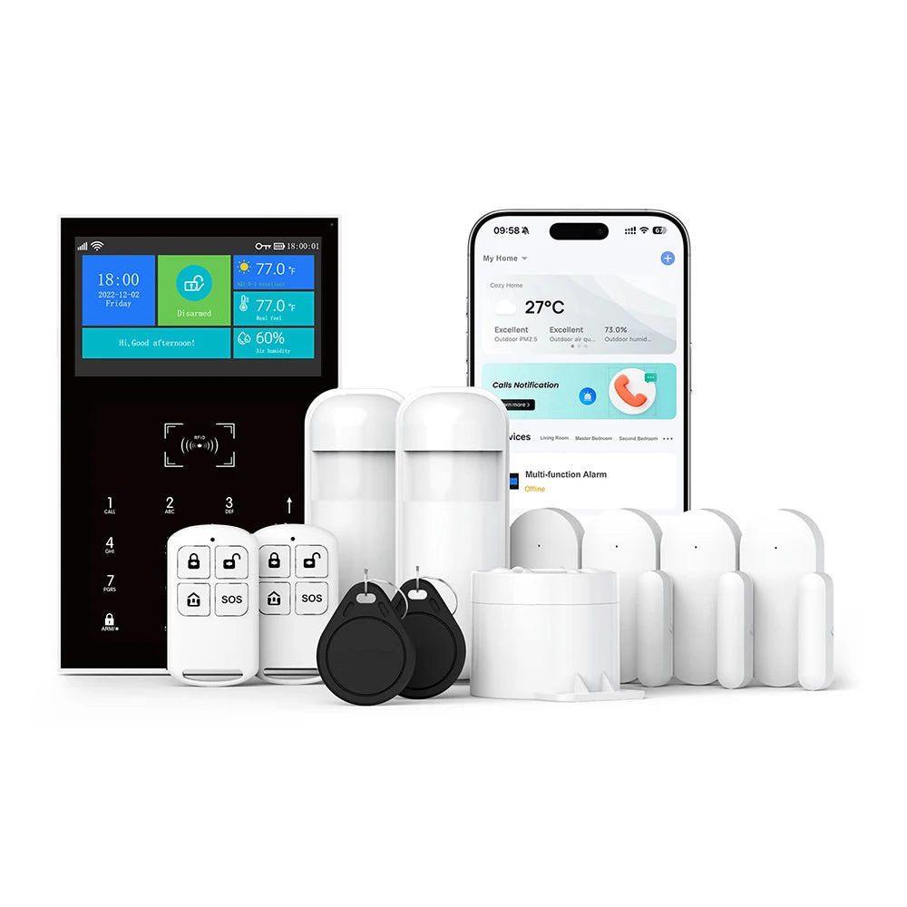 Kit système d'alarme intelligent connecté