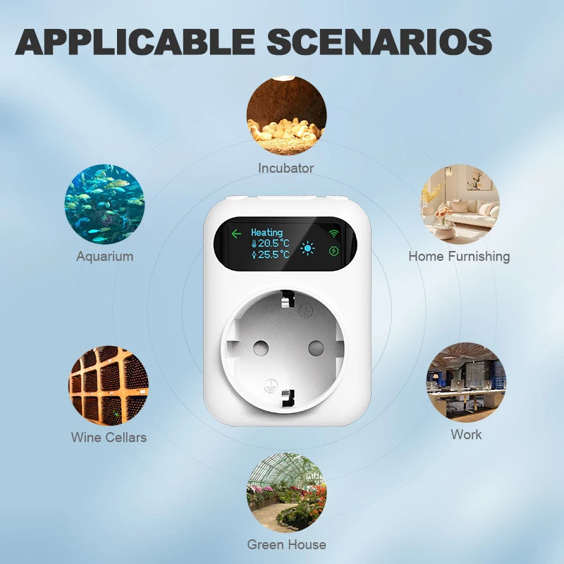 Prise connectée WiFi Thermostat