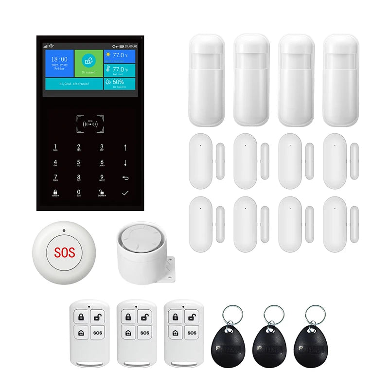 Kit système d'alarme intelligent connecté