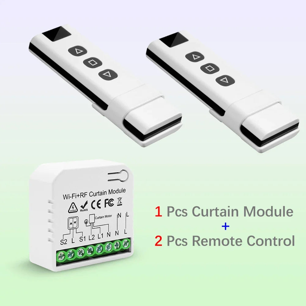 Interrupteur rideau Connecté