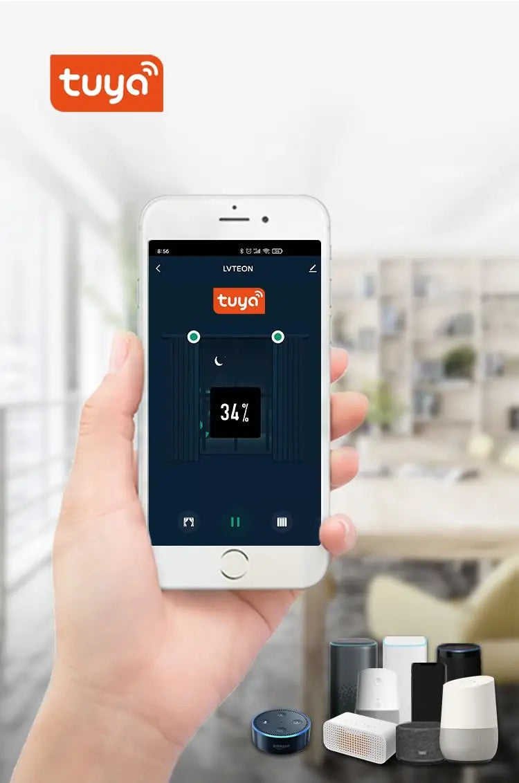 Système de Rideaux Électriques Smart Home