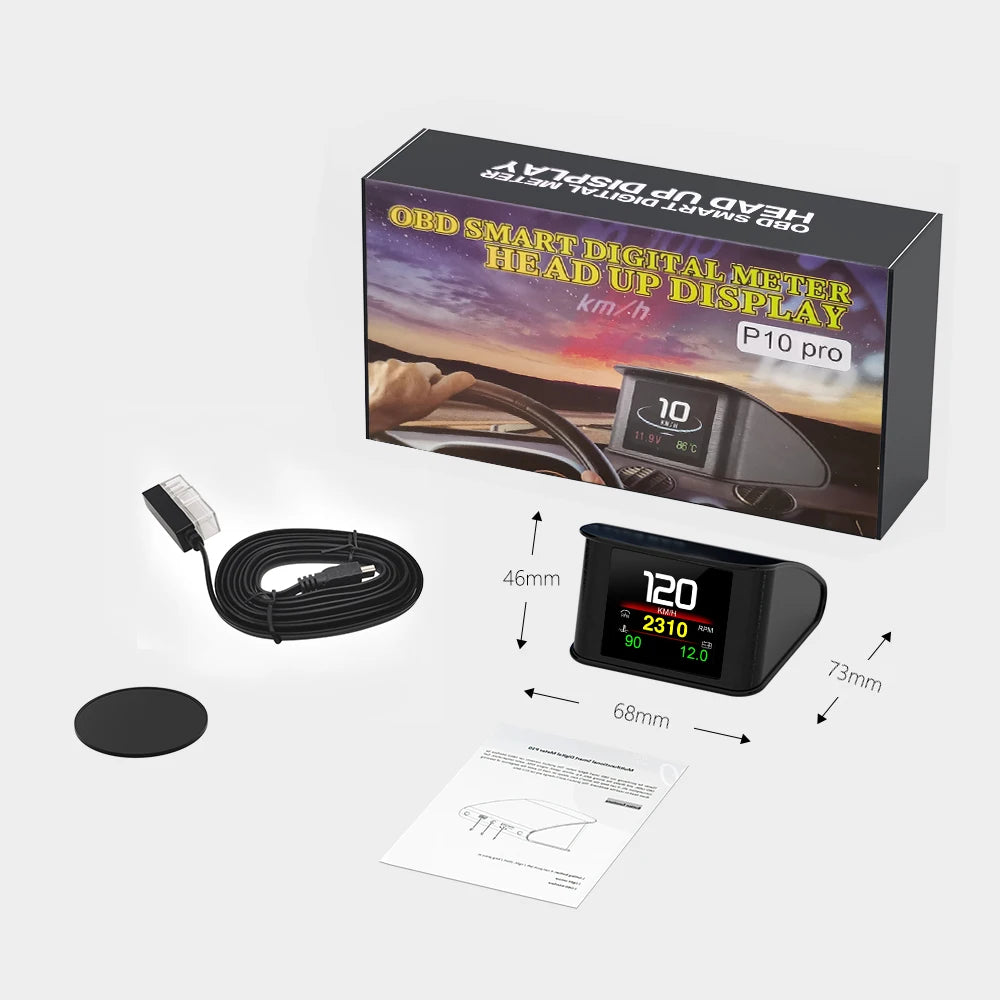 Compteur numérique intelligent OBDII P10 PRO