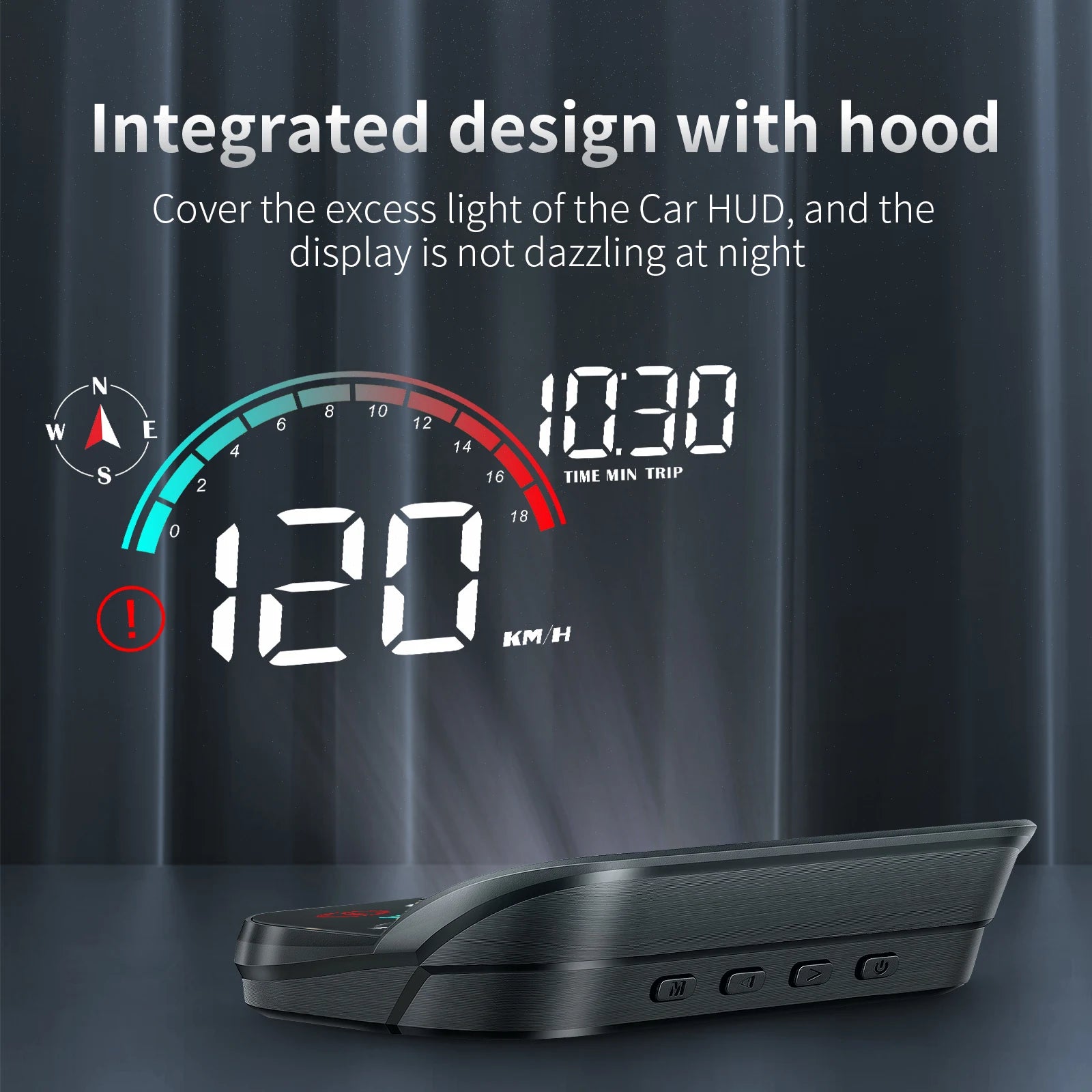 HUD compteur de vitesse GPS universel