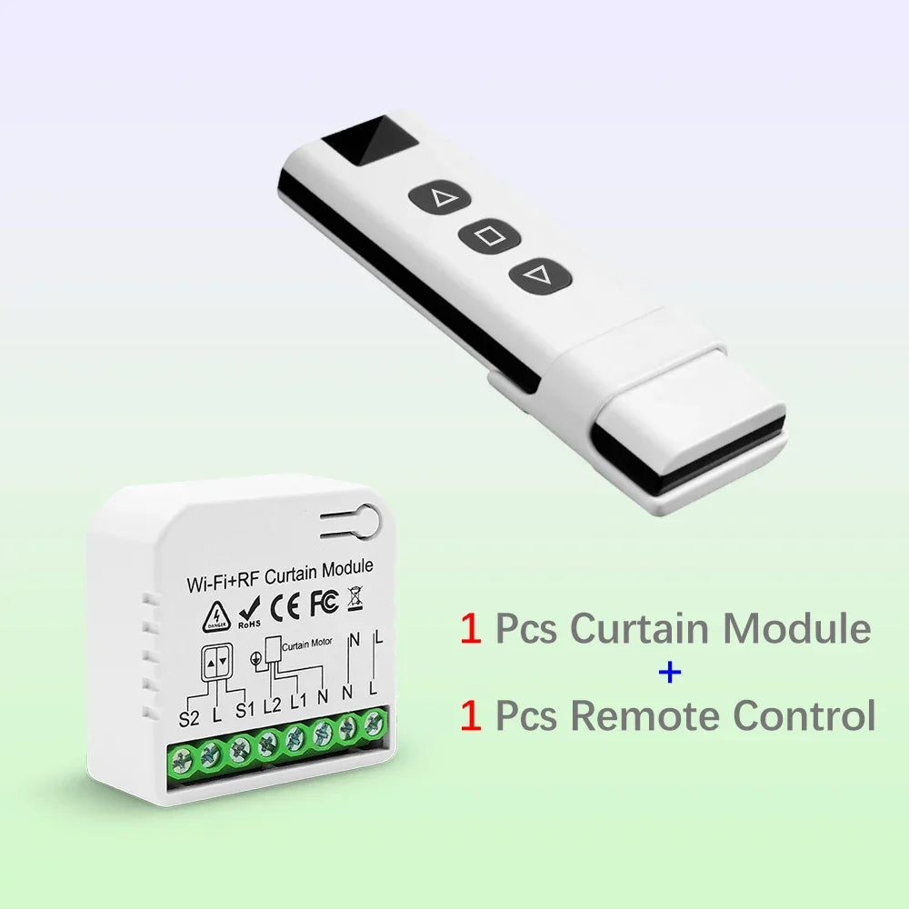 Interrupteur rideau Connecté