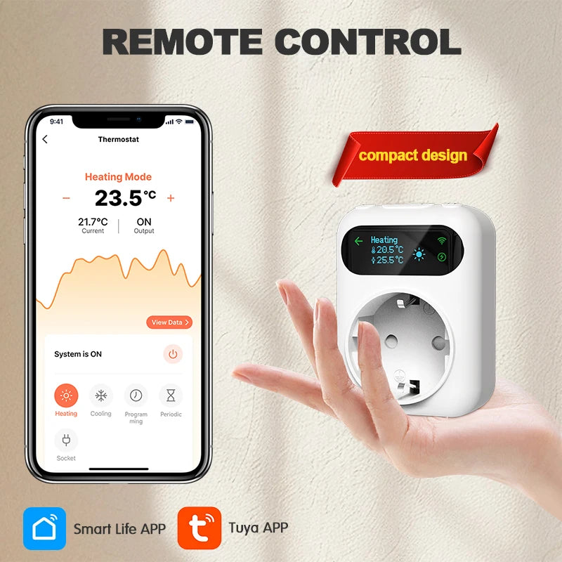 Prise connectée WiFi Thermostat