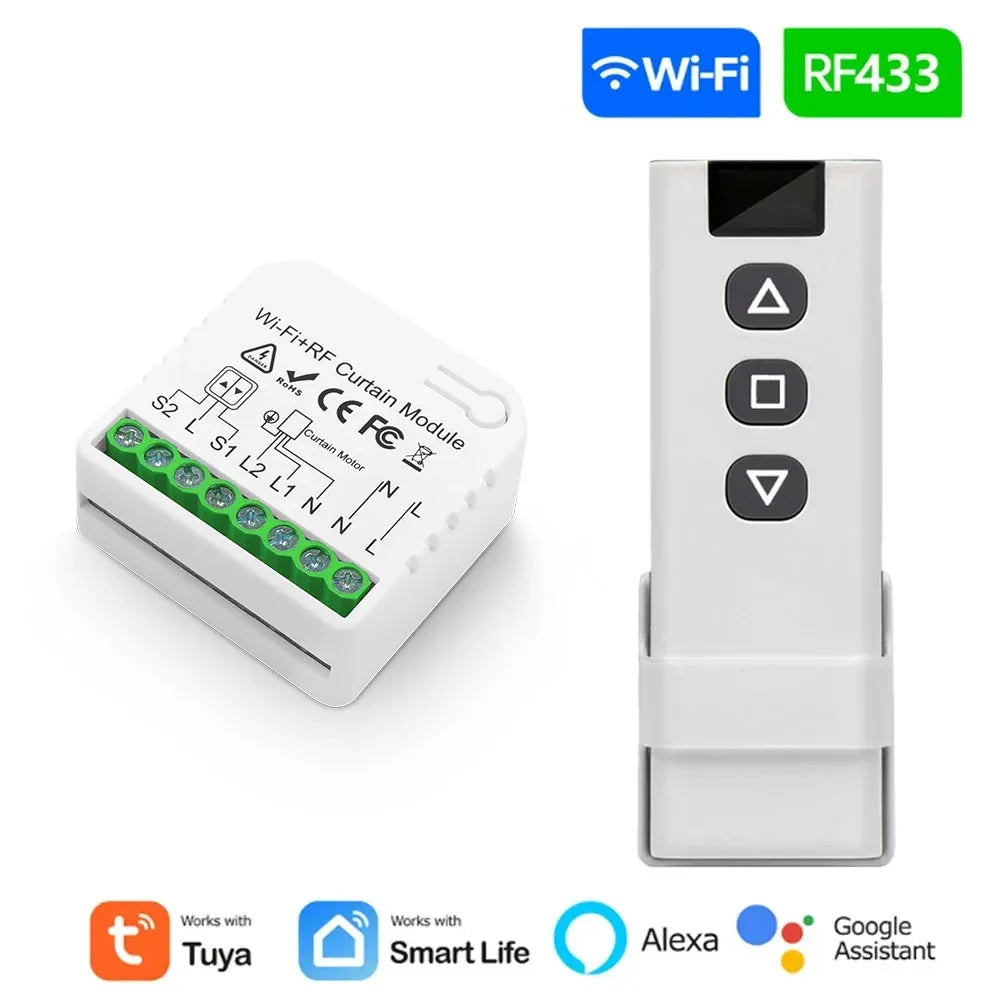 Interrupteur rideau Connecté