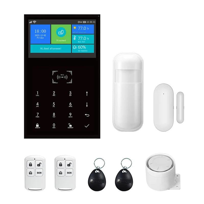 Kit système d'alarme intelligent connecté