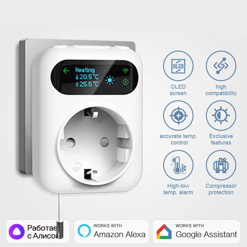 Prise connectée WiFi Thermostat
